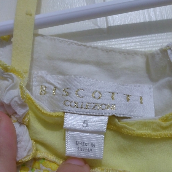 Biscotti Yellow Floral Kids Dress - Picture 2 of 6